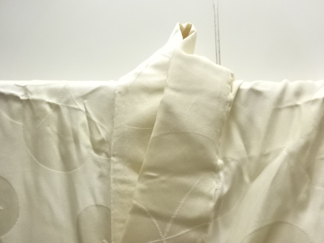  梅模様織出し単衣長襦袢